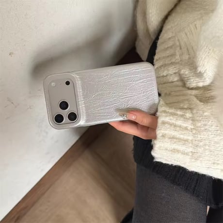 S75369 ニュアンスレザー風 iPhoneケース