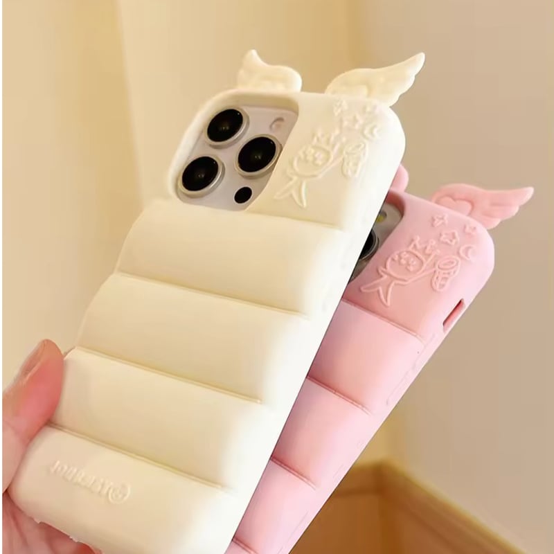 S74699 Angel Wing Puffy iPhoneCase | nanomita