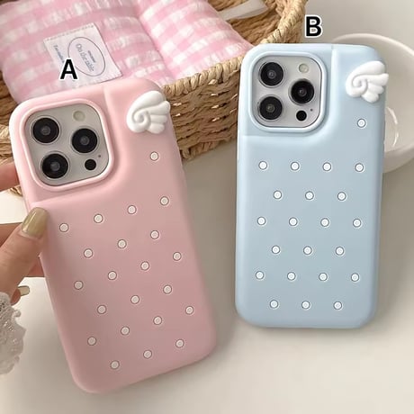 S74938 エンジェルウィング ドット iPhoneケース