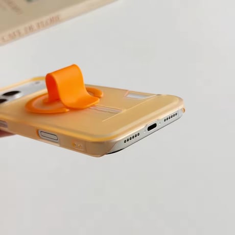 K23187 カード収納スタンドリングiPhoneケース