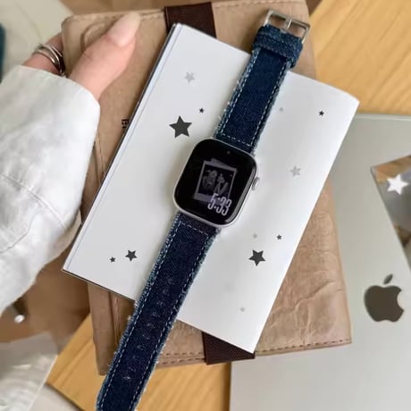 N00209 デニムライク Apple Watchベルト