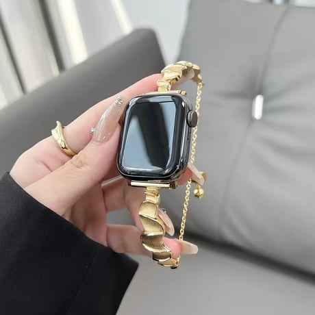 N00185 ウェーブチェーンのApple Watchベルト