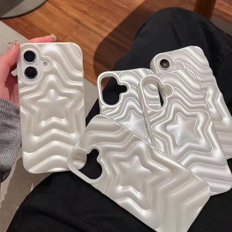 S74697 スターエンボス iPhoneケース