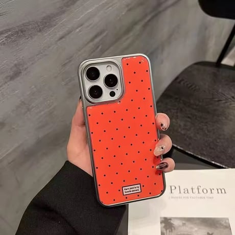 S75575 カラフルドットポップ iPhoneケース