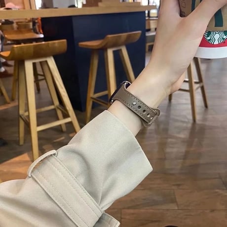 N00009 スリムレザー Apple Watchベルト
