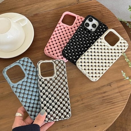S74780 ぷっくりマカロン立体iPhoneケース