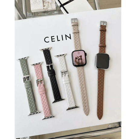 N00046 細身クロスステッチ風 Apple Watchベルト