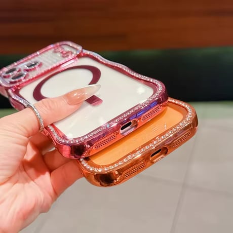 L62422 ジュエルフレーム MagSafe対応iPhoneケース