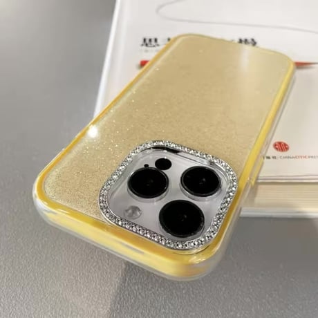 【即納商品】S74641 キラキラカメラフレームカラフルグリッターiPhoneケース