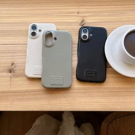 S74308 しっとりマットのワンカラーiPhoneケース