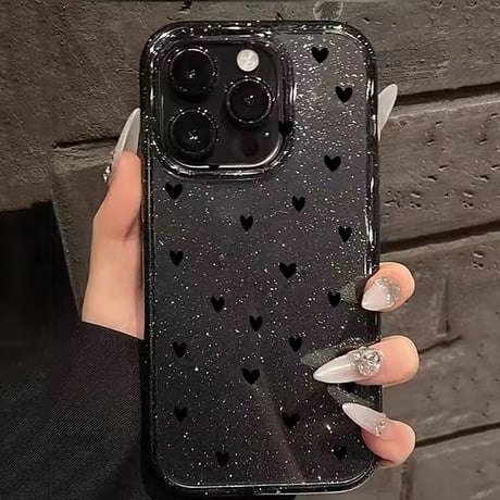 S75264 きらめきハートクリアiPhoneケース