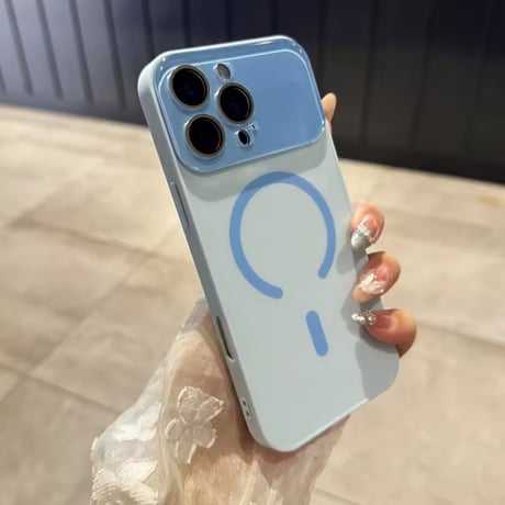 S74593 ツートンカラー MagSafe対応 iPhoneケース