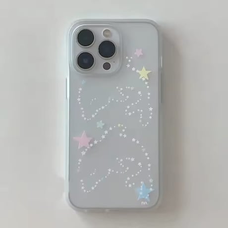 L62186 きらめく星とイルカのiPhoneケース