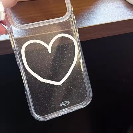 L62443 きらめきハートラインiPhoneケース