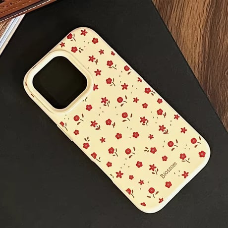 S74968 Blossom フラワープリント iPhoneケース