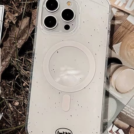 K22676 ココナッツスマイルのスタンド付きiPhoneケース