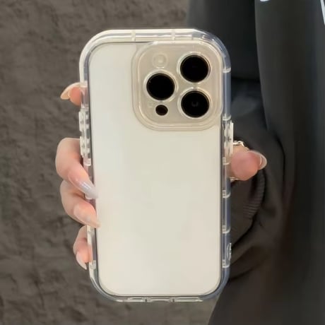S74707 パステルクリアバンパーiPhoneケース