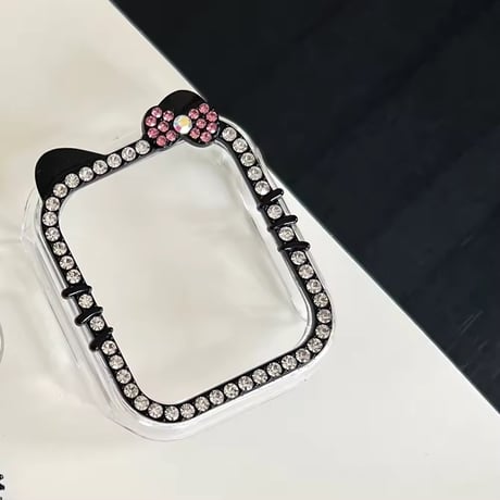 N00149 キラキラリボン Apple Watchカバー