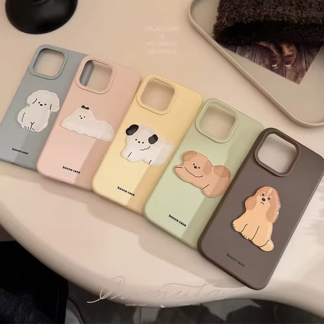S74606 つるつやわんこのスマホケース