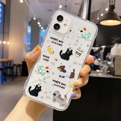 L62373 ゆるねこアート iPhoneケース
