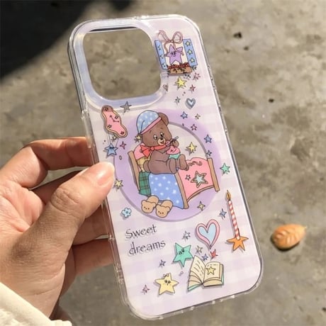 S74631 おやすみくまちゃんのiPhoneケース