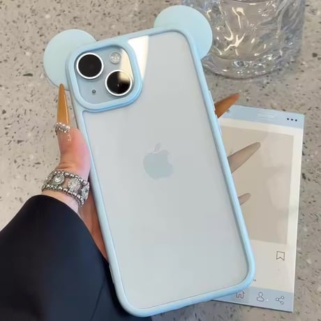 L62300 くまみみクリア iPhoneケース
