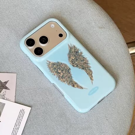 S75675 エンジェルウィンググリッター iPhoneケース