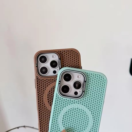 K22766 メッシュカメラスタンド付きiPhoneケース