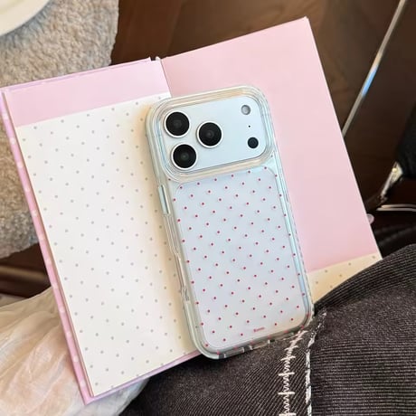 L62478 プチドットクリアiPhoneケース