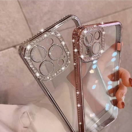 L61376 Sparkle Frame Clear Case （スパークルフレームクリアケース）