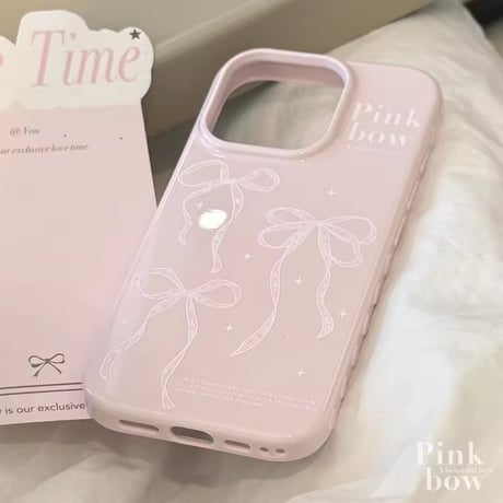 S75002 ピンクリボン iPhoneケース