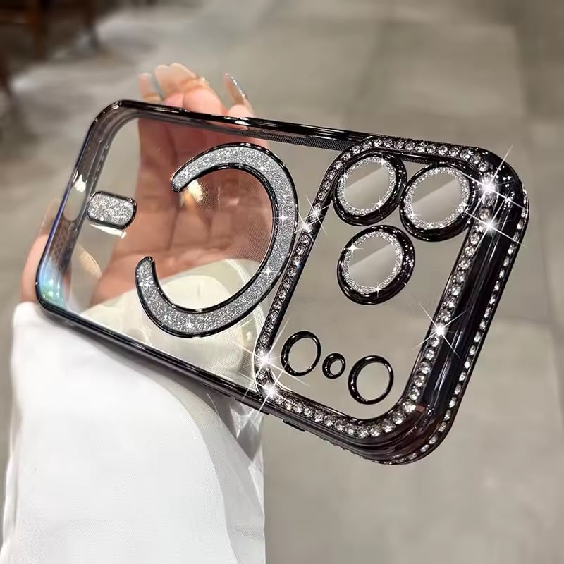 L62326 MagSafe対応 ジュエルラインストーン iPhoneケース | nanomita