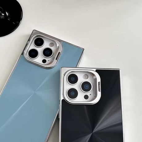 S74743 Shine Plate Mirror iPhoneケース