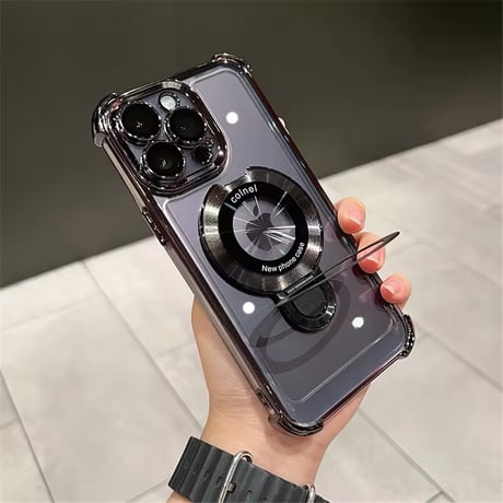 K22667 リングスタンド付きクリア iPhoneケース