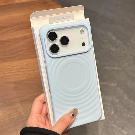 S75392 くすみパステル MagSafe対応リングデザインiPhoneケース