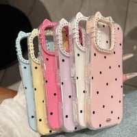 S74974 ドット×ジュエル猫耳カメラ iPhoneケース