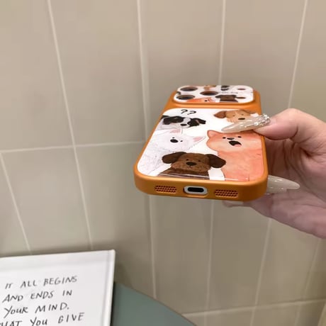 S75488 わんこぎゅっとiPhoneケース