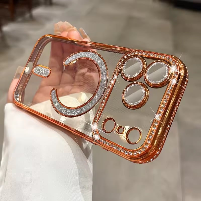 L62326 MagSafe対応 ジュエルラインストーン iPhoneケース | nanomita