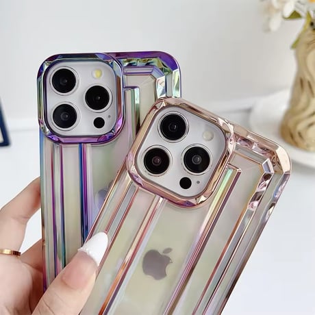 L26169 ジュエルエッジグリッターiPhoneケース