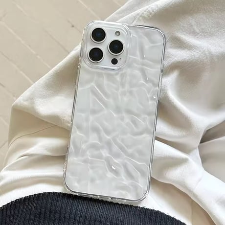 【即納商品】L62280 ニュアンスウェーブクリアiPhoneケース