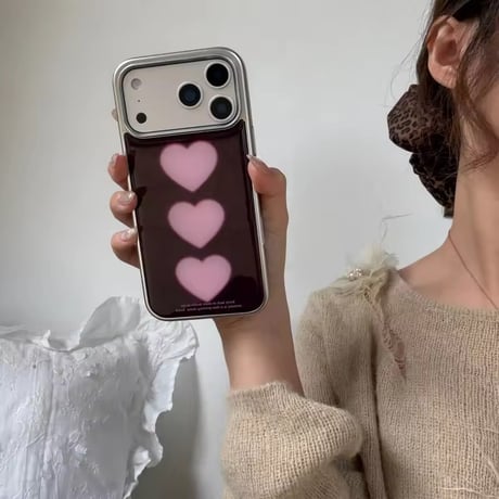 S75301 ハートモチーフ iPhoneケース