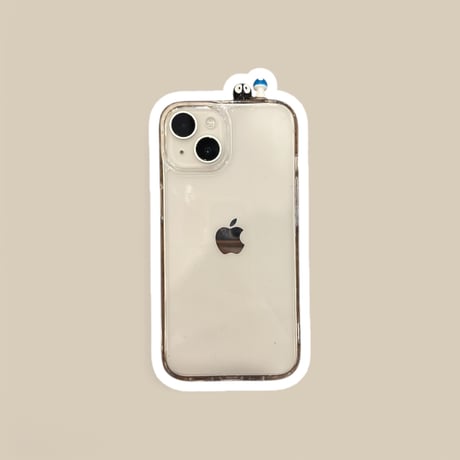 iPhone&Android 全機種対応´-  ちいさいあの子ときのこのクリアiphoneケース L62149
