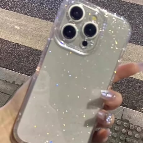 【即納商品】L62022 Twinkle Dust クリアiPhoneケース