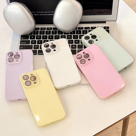 S74830 パステルカラー ツヤめきiPhoneケース