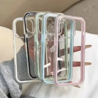 【即納商品】L62419 パステルフレームクリアiPhoneケース