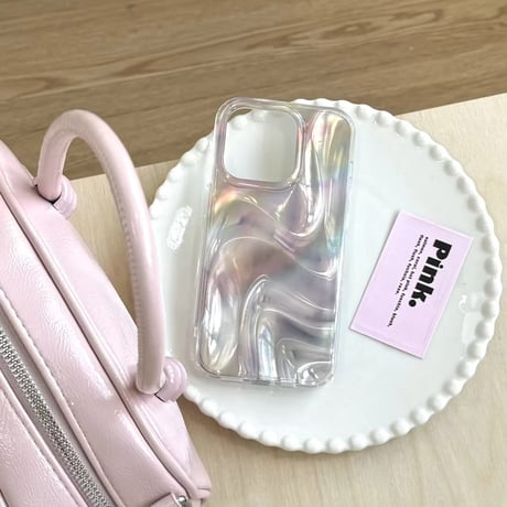 S74737 オーロラマーブル iPhoneケース