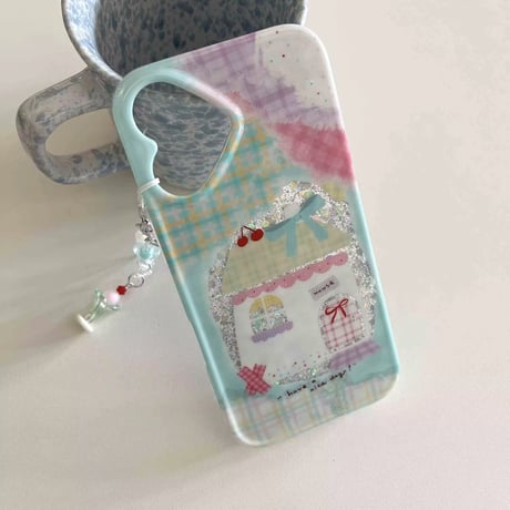 K22679 チェリースイートハウス iPhoneケース