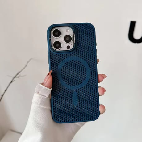 K22766 メッシュカメラスタンド付きiPhoneケース