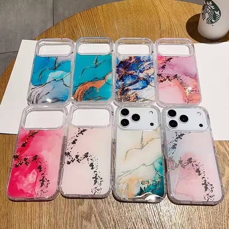 S75180 インクマーブルアートiPhoneケース
