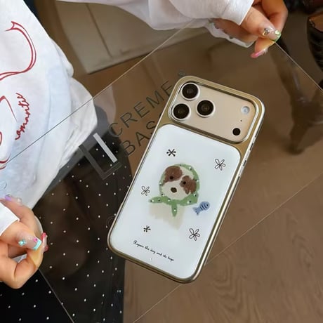 S75700 おさんぽわんちゃんiPhoneケース